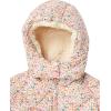 imageAmazon Essentials Girls and Toddlers Long Quilted Cocoon Puffer CoatCream Floral