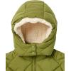imageAmazon Essentials Girls and Toddlers Long Quilted Cocoon Puffer CoatOlive