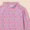 imageAmazon Essentials Girls and Toddlers Long Sleeve Rashguard TShirtLilac Hot Pink Posey Floral