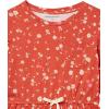 imageAmazon Essentials Girls and Toddlers LongSleeve Elastic Waist TShirt DressOrange DitsyPink Floral