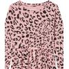 imageAmazon Essentials Girls and Toddlers LongSleeve Elastic Waist TShirt DressPurpleAnimal