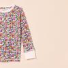 imageAmazon Essentials Girls and Toddlers LongSleeve Knit Thermal TShirt Pack of 3BeigeMustard Yellow FloralWhite Floral Print