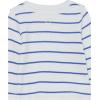 imageAmazon Essentials Girls and Toddlers LongSleeve Knit Thermal TShirt Pack of 3Navy FloralWhite StripeYellow