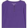 imageAmazon Essentials Girls and Toddlers LongSleeve Knit Thermal TShirt Pack of 3PurpleFolk Floral