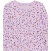 imageAmazon Essentials Girls and Toddlers LongSleeve Knit Thermal TShirt Pack of 3PurpleFolk Floral
