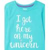 imageAmazon Essentials Girls and Toddlers LongSleeve TShirts Previously Spotted Zebra MultipacksBlueGreenPinkPurpleWhite Unicorn