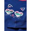 imageAmazon Essentials Girls and Toddlers LongSleeve Thermal TShirt Tops Previously Spotted Zebra MultipacksBlue CatPink Stripe