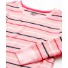 imageAmazon Essentials Girls and Toddlers LongSleeve Thermal TShirt Tops Previously Spotted Zebra MultipacksBlue CatPink Stripe