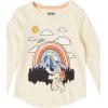 imageAmazon Essentials Girls and Toddlers LongSleeve Thermal TShirt Tops Previously Spotted Zebra MultipacksCamoMonster