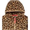 imageAmazon Essentials Girls and Toddlers Polar Fleece FullZip Hooded Lightweight JacketCamel Animal Print