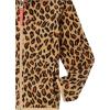 imageAmazon Essentials Girls and Toddlers Polar Fleece FullZip Hooded Lightweight JacketCamel Animal Print