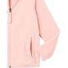 imageAmazon Essentials Girls and Toddlers Polar Fleece FullZip Hooded Lightweight JacketSoft Pink