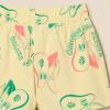 imageAmazon Essentials Girls and Toddlers PullOn Shorts Pack of 3PinkTropical Fruit
