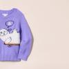 imageAmazon Essentials Girls and Toddlers Pullover Crewneck SweaterPurple Seal