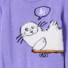 imageAmazon Essentials Girls and Toddlers Pullover Crewneck SweaterPurple Seal