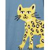 imageAmazon Essentials Girls and Toddlers Raglan Sweater DressBlue Cat