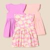 imageAmazon Essentials Girls and Toddlers Ruffle Jersey Tunic Pack of 3MauvePinkApples