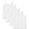 imageAmazon Essentials Girls and Toddlers Shelf Layering Camisole Pack of 4White
