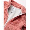 imageAmazon Essentials Girls and Toddlers Sherpa Fleece FullZip JacketMauve