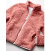 imageAmazon Essentials Girls and Toddlers Sherpa Fleece FullZip JacketMauve