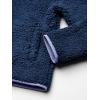 imageAmazon Essentials Girls and Toddlers Sherpa Fleece FullZip JacketWashed Navy