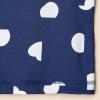 imageAmazon Essentials Girls and Toddlers Short Sleeve Rashguard TShirtDeep Blue Ivory Abstract Dots