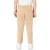 imageAmazon Essentials Girls and Toddlers Uniform FlatFront Chino Pants Pack of 3Khaki Brown