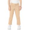 imageAmazon Essentials Girls and Toddlers Uniform FlatFront Chino Pants Pack of 3Khaki Brown