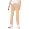 imageAmazon Essentials Girls and Toddlers Uniform FlatFront Chino Pants Pack of 3Khaki Brown