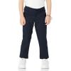 imageAmazon Essentials Girls and Toddlers Uniform FlatFront Chino Pants Pack of 3Navy