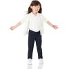 imageAmazon Essentials Girls and Toddlers Uniform FlatFront Chino Pants Pack of 3Navy