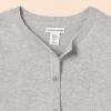imageAmazon Essentials Girls and Toddlers Uniform Slim Fit Crewneck Cardigan SweaterLight Grey Heather