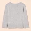 imageAmazon Essentials Girls and Toddlers Uniform Slim Fit Crewneck Cardigan SweaterLight Grey Heather