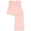imageAmazon Essentials Girls and Toddlers WideRib Outfit Set Pack of 2Blush