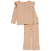 imageAmazon Essentials Girls and Toddlers WideRib Outfit Set Pack of 2Light Brown