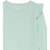 imageAmazon Essentials Girls and Toddlers WideRib Outfit Set Pack of 2Mint Green