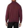 imageAmazon Essentials Mens 100 Cotton QuarterZip SweaterBurgundy