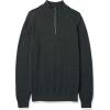 imageAmazon Essentials Mens 100 Cotton QuarterZip SweaterCharcoal Heather
