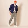 imageAmazon Essentials Mens ClassicFit WrinkleResistant FlatFront Chino Pant Available in Big ampamp TallDark Brown