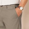 imageAmazon Essentials Mens ClassicFit WrinkleResistant FlatFront Chino Pant Available in Big ampamp TallDark Brown