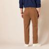 imageAmazon Essentials Mens ClassicFit WrinkleResistant FlatFront Chino Pant Available in Big ampamp TallDark Khaki Brown