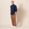 imageAmazon Essentials Mens ClassicFit WrinkleResistant FlatFront Chino Pant Available in Big ampamp TallDark Khaki Brown