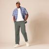 imageAmazon Essentials Mens ClassicFit WrinkleResistant FlatFront Chino Pant Available in Big ampamp TallDark Olive