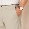imageAmazon Essentials Mens ClassicFit WrinkleResistant FlatFront Chino Pant Available in Big ampamp TallKhaki Beige