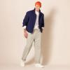 imageAmazon Essentials Mens ClassicFit WrinkleResistant FlatFront Chino Pant Available in Big ampamp TallKhaki Beige