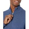 imageAmazon Essentials Mens FullZip Cotton SweaterBlue Heather