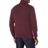 imageAmazon Essentials Mens FullZip Cotton SweaterBurgundy