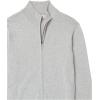 imageAmazon Essentials Mens FullZip Cotton SweaterLight Grey Heather