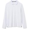 imageAmazon Essentials Mens Long Sleeve Polo Shirt with Collar RegularFit PiqueLight Blue