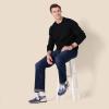 imageAmazon Essentials Mens LongSleeve Crewneck Sweater 100 Cotton Big ampamp Tall Options AvailableBlack